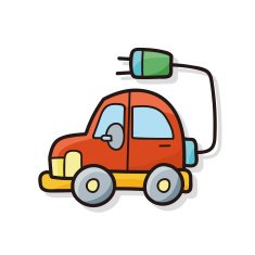 Electric Car doodle