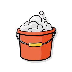 water bucket doodle