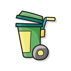 trash can doodle N5
