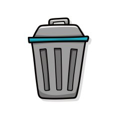trash can doodle N6