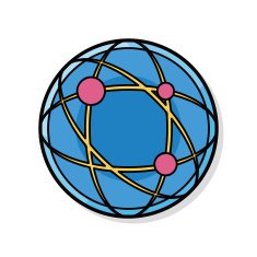 globe doodle N10