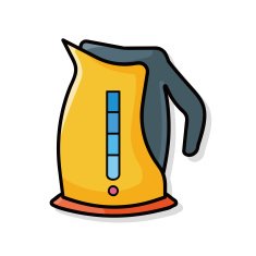 Hot water bottle doodle
