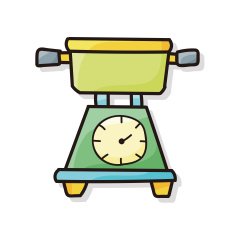 Weighing machine doodle N2