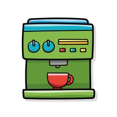 Coffee Machine Doodle N3