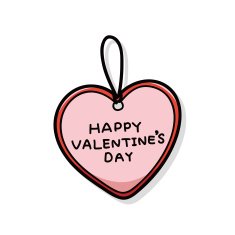 valentines tag doodle N2