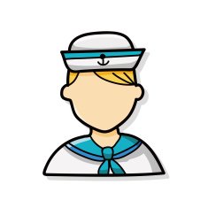 career character doodle N38