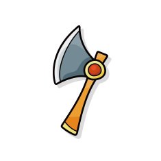 weapon axe doodle N5
