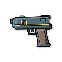 gun doodle N7