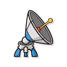 satellite doodle