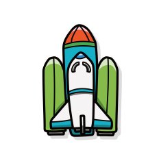 spaceship doodle N11