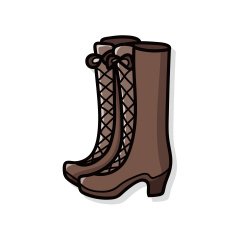 High-heeled shoes doodle N2