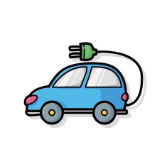 Electric Car doodle N2