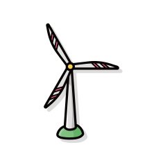 wind energy doodle