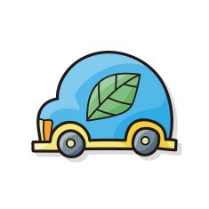 Electric Car doodle N3