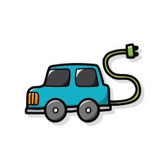 Electric Car doodle N4