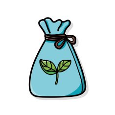 recycled garbage doodle N6