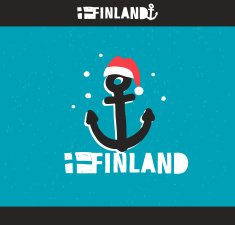 Emblem of Finland with hand drawn image N2