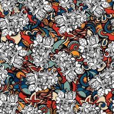 Seamless floral background (summer)