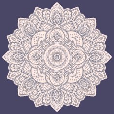 Beautiful Indian floral mandala ornament N7