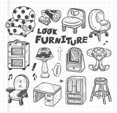 doodle Furniture icons
