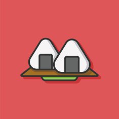 Rice balls icon