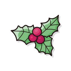 poinsettia doodle