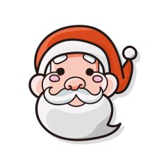 santa claus doodle N2