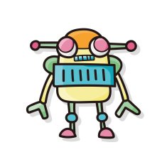 robot doodle N37