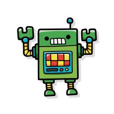 robot doodle N40