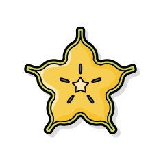 star fruits doodle