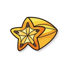 star fruits doodle N2