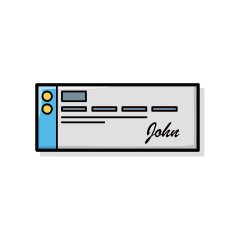 money check doodle