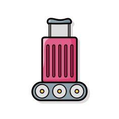 Luggage doodle