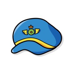 pilot hat doodle
