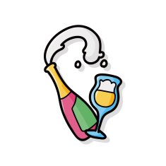 Champagne Doodle N13