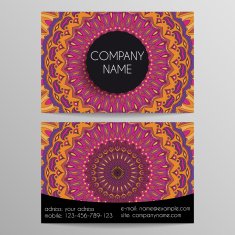 business card from patterns N11