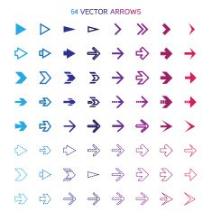Isolated arrows set undo and previous buttons N6