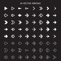 Isolated arrows set undo and previous buttons N7