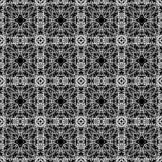 Doodle seamless pattern in black and white