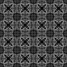 Doodle seamless pattern in black and white N7