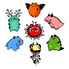 Cute Monsters N10