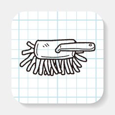 feather duster doodle