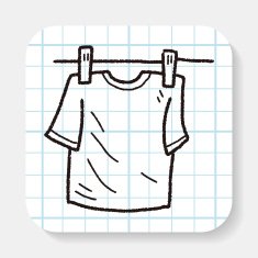 clothesline doodle