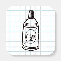 cleaner bottle doodle N6