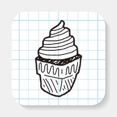 ice cream doodle drawing N2