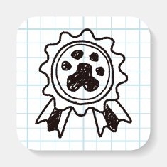 pet medal doodle N2