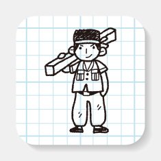 worker doodle N2