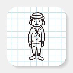 sailor doodle