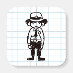 police doodle N4