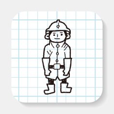 fireman doodle